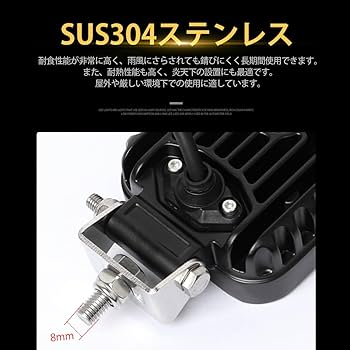 Amazon.co.jp: LED作業灯 投光器 コンパクト 小型 角型 24w